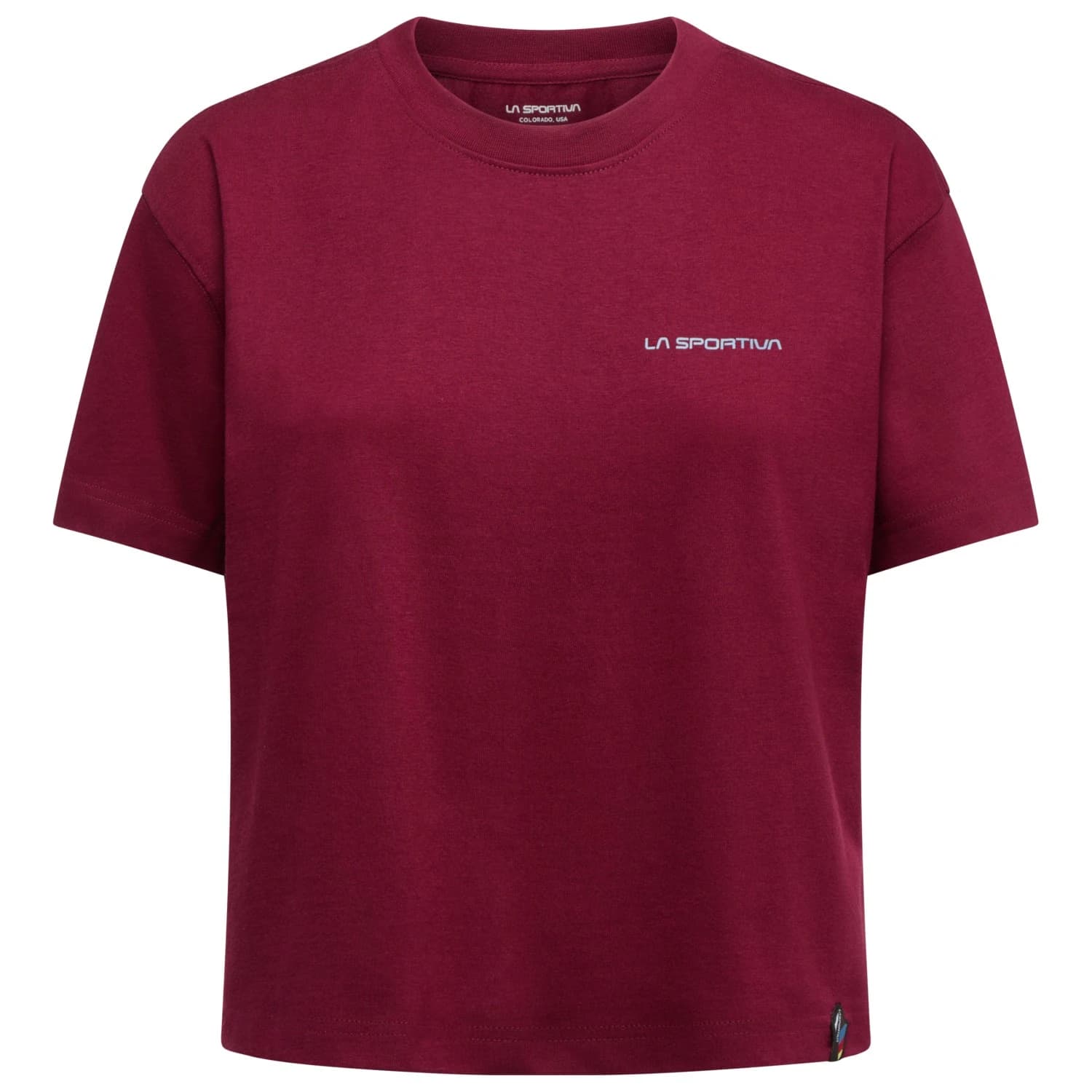 Дамска тениска La sportiva Women's Trilogy Crop T-Shirt - Redwood / Limestone
