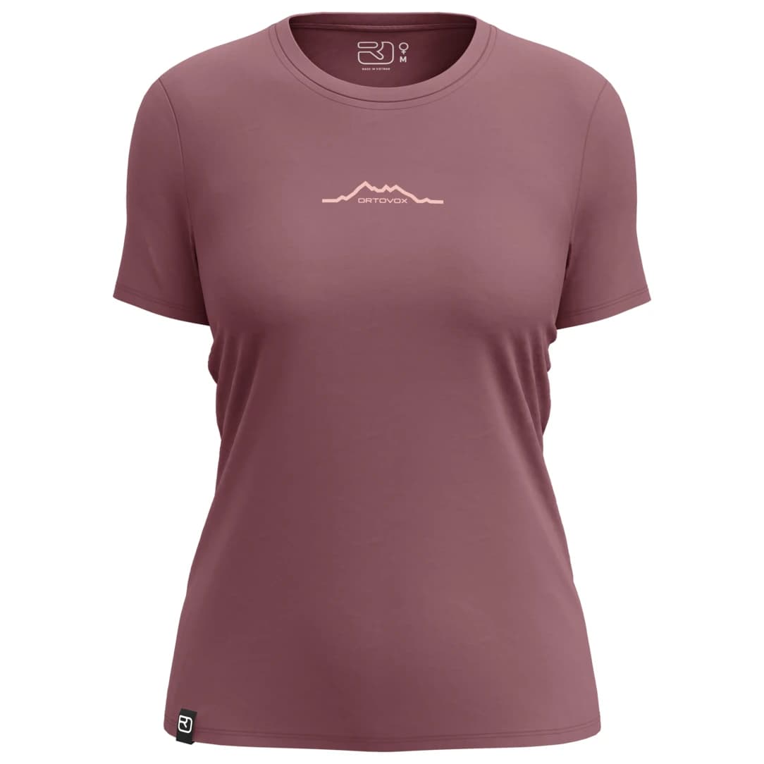 Мериносова блуза Ortovox Women's 150 Cool Mountain TS Merino shirt - Chestnut