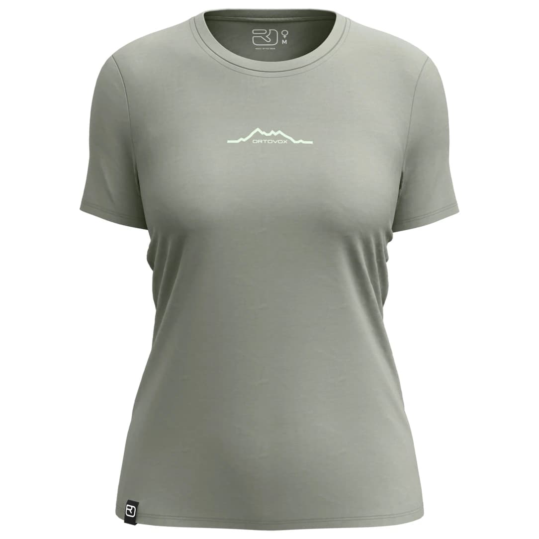 Мериносова блуза Ortovox Women's 150 Cool Mountain TS Merino shirt - Green Sage