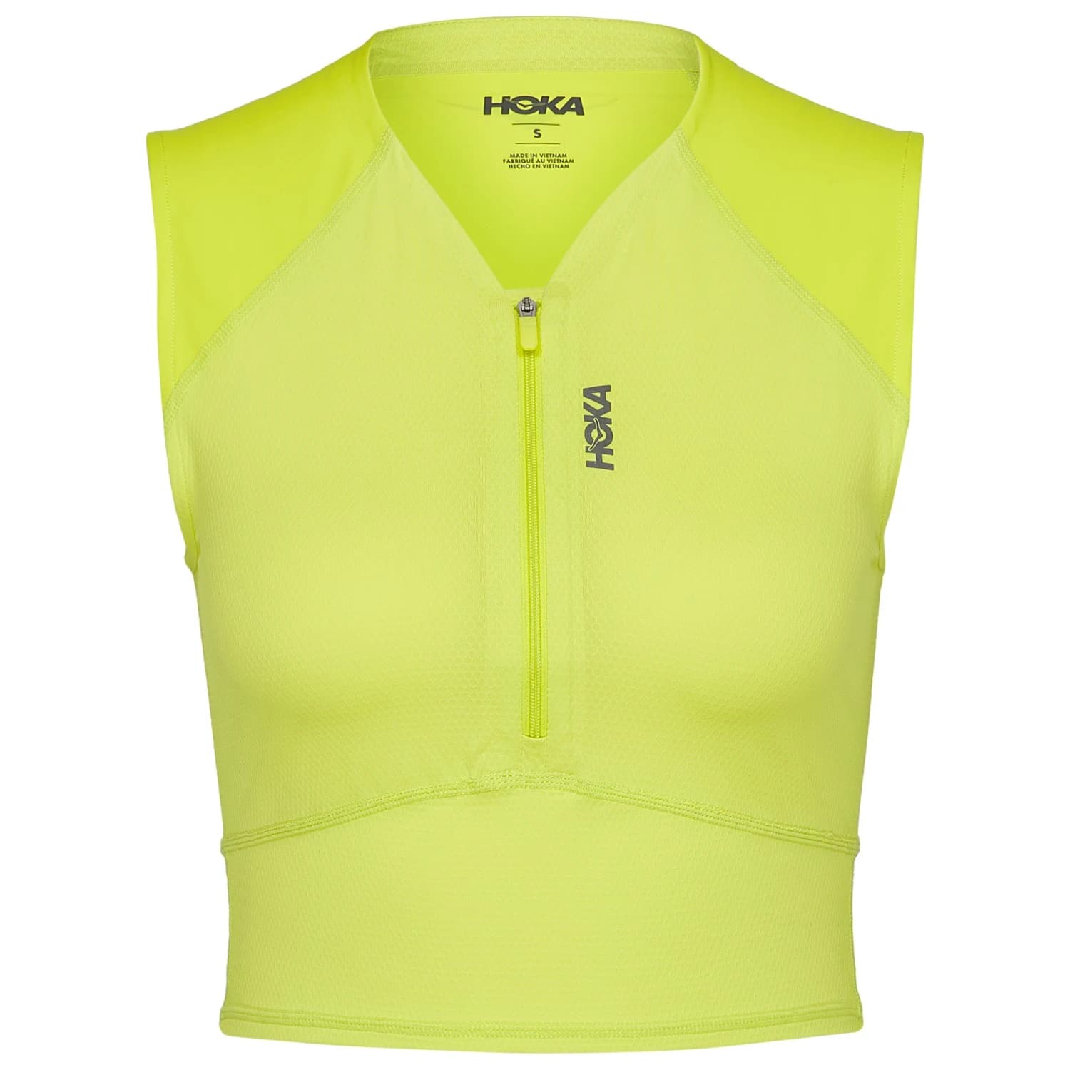 Тениска HOKA Women's Skybreeze Crop Tank Running shirt - Hoka Citrus