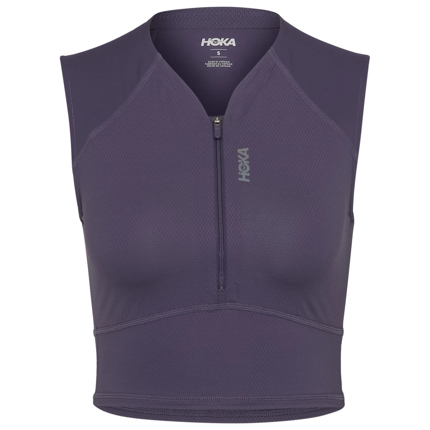 Тениска HOKA Women's Skybreeze Crop Tank Running shirt - Squid Ink