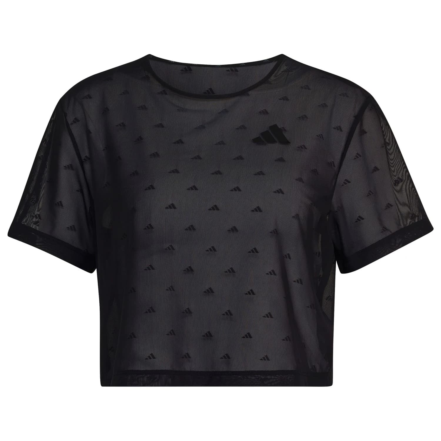 Дамска спортна тениска adidas Women's Primelift Essentials Workout Boxy Mesh Sport shirt - Black
