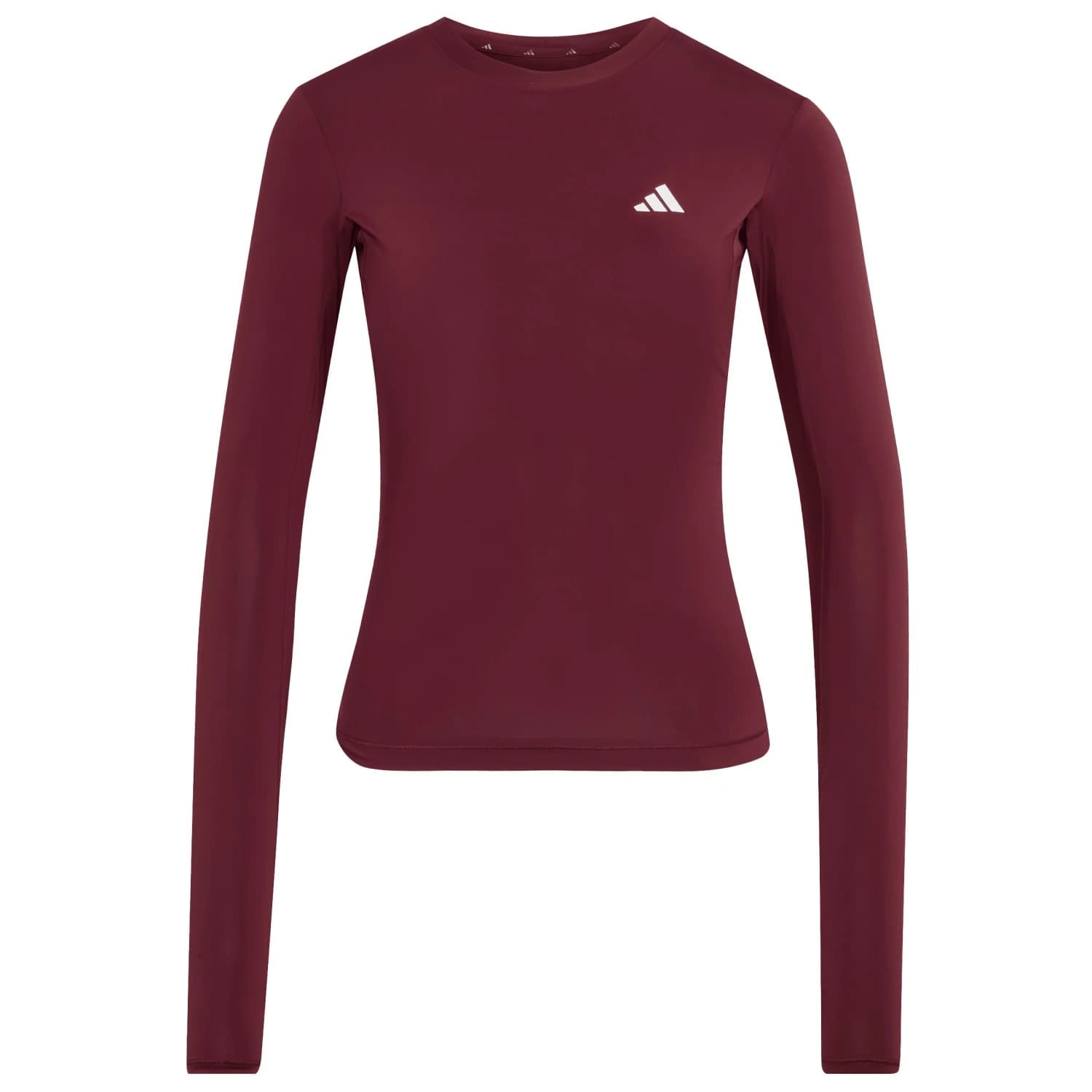 Блуза с дълъг ръкав adidas Women's Primelift Essentials Workout Contour L/S Longsleeve - Maroon
