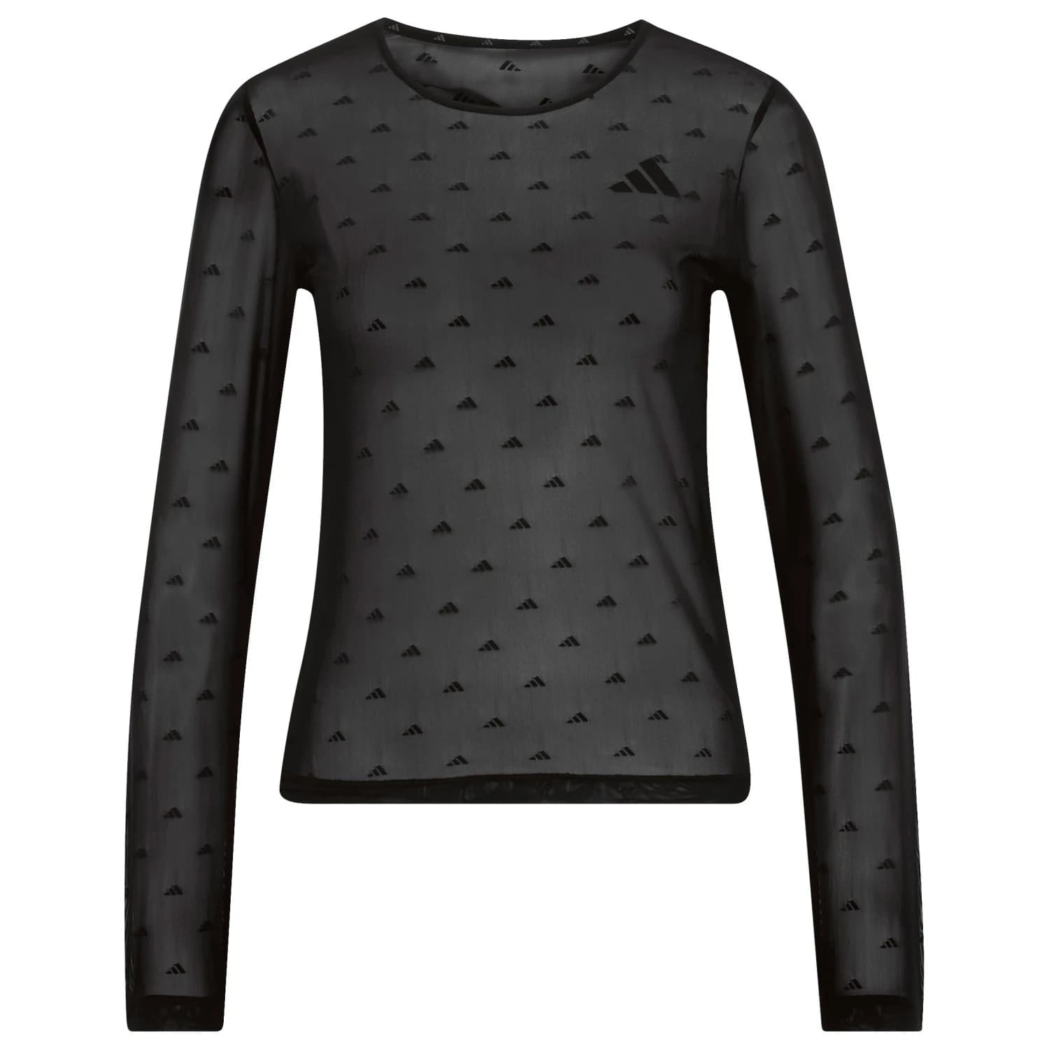 Дамска блуза с дълъг ръкав adidas Women's Primelift Essentials Workout Mesh L/S Longsleeve - Black