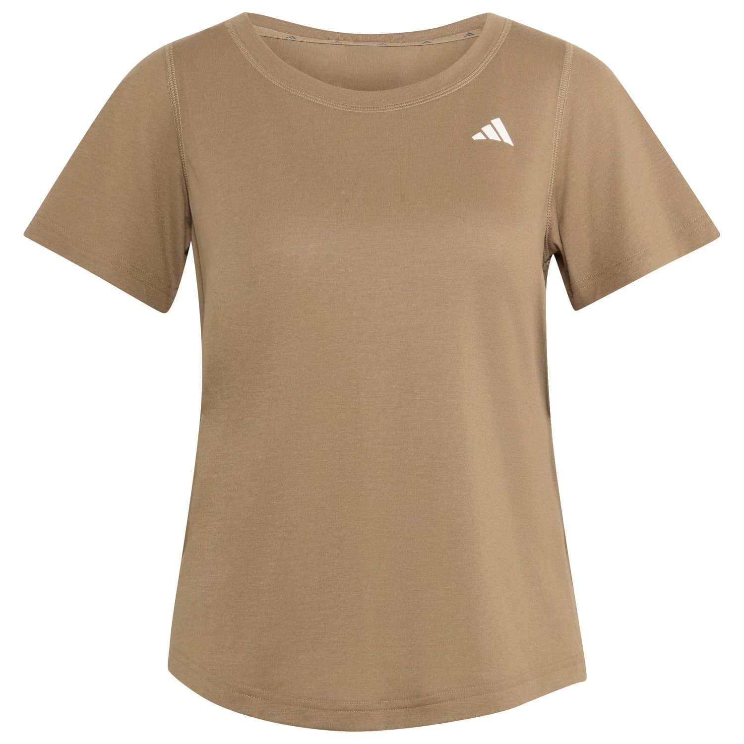 Дамска спортна тениска adidas Women's Workout Essentials Scoop Neck T-Shirt Sport shirt - Khaki Six