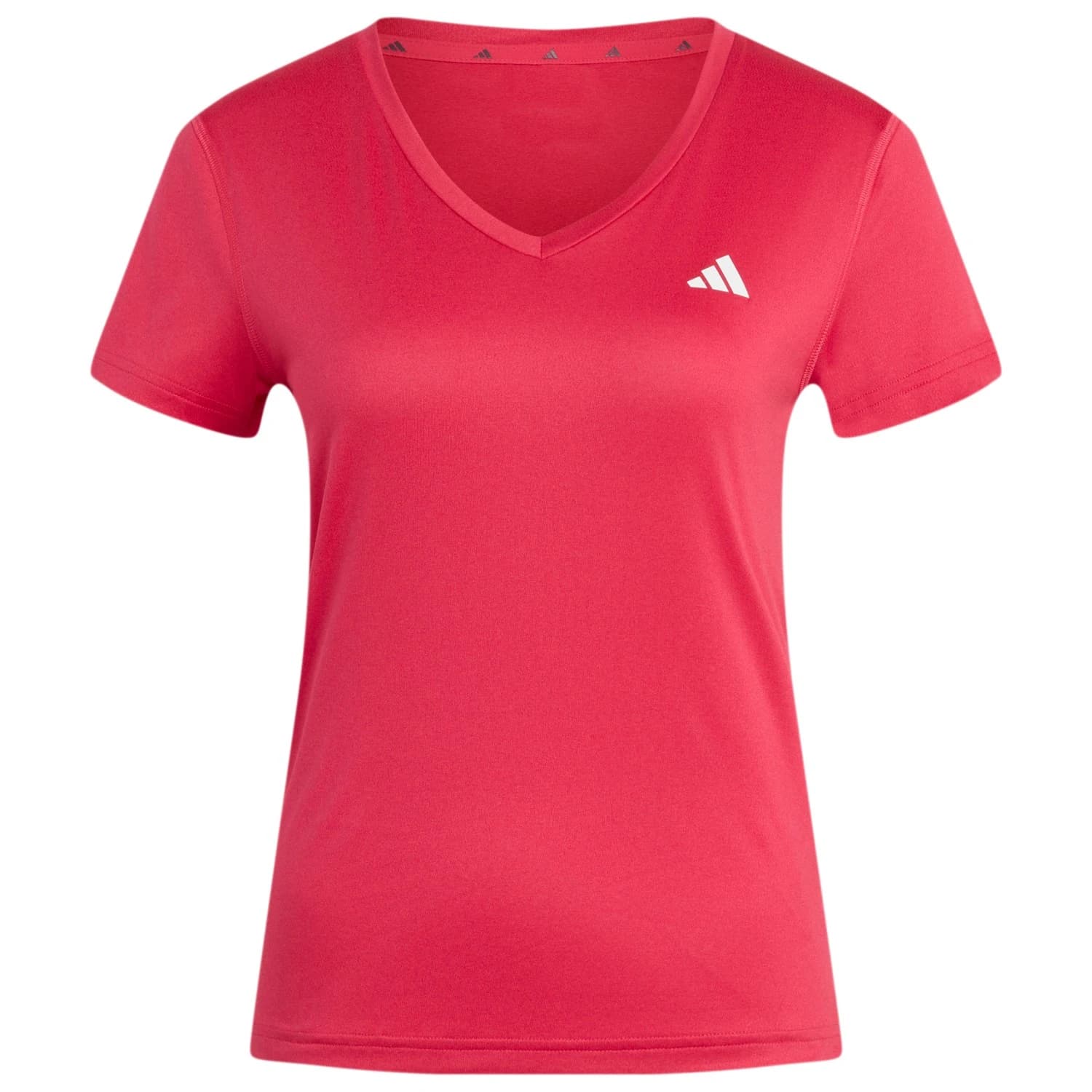 Дамска спортна тениска adidas Women's Workout Essentials V-Neck T-Shirt Sport shirt - Power Pink