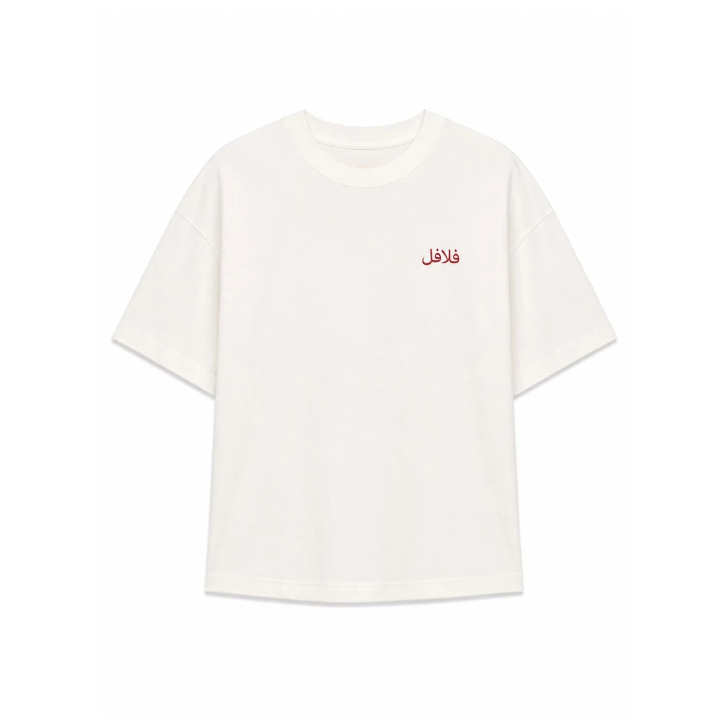 Дамска тениска Mazine Women's Back Print Theme T-Shirt - Offwhite / Falafel