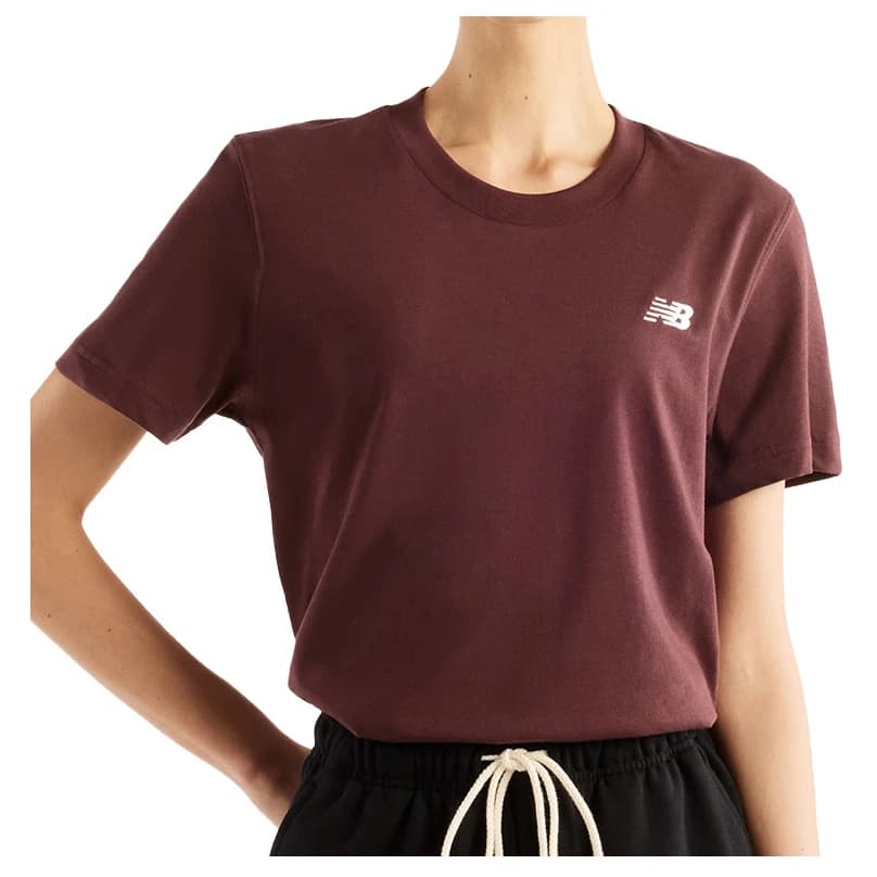 Дамска тениска New Balance Women's Sport Essentials Jersey T-Shirt - Cherry Leather