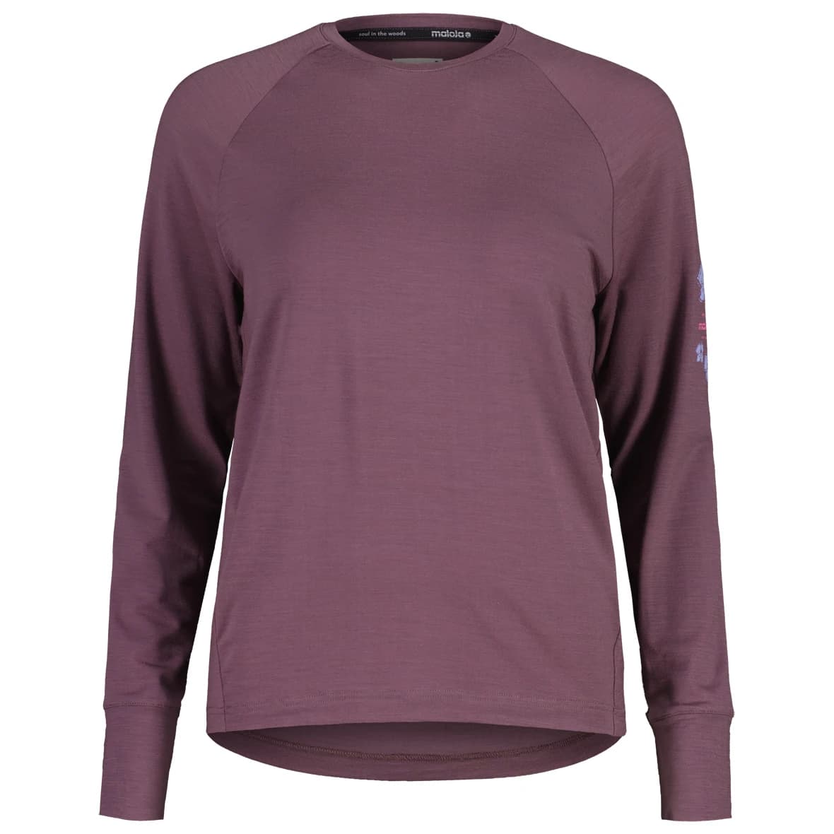 Дамска мериносова блуза Maloja Women's AkslaM. Longsleeve - Stormy Lilac