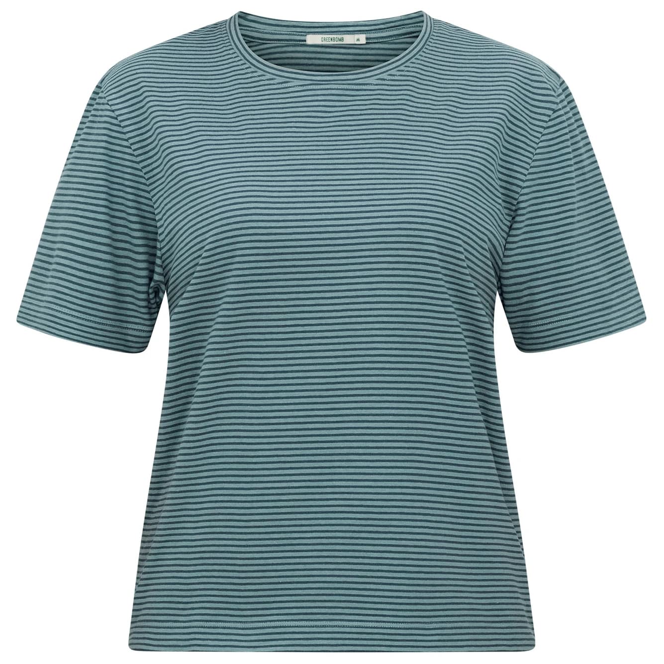Дамска тениска GreenBomb Basic Nova T-shirt - Fogstone Stripes