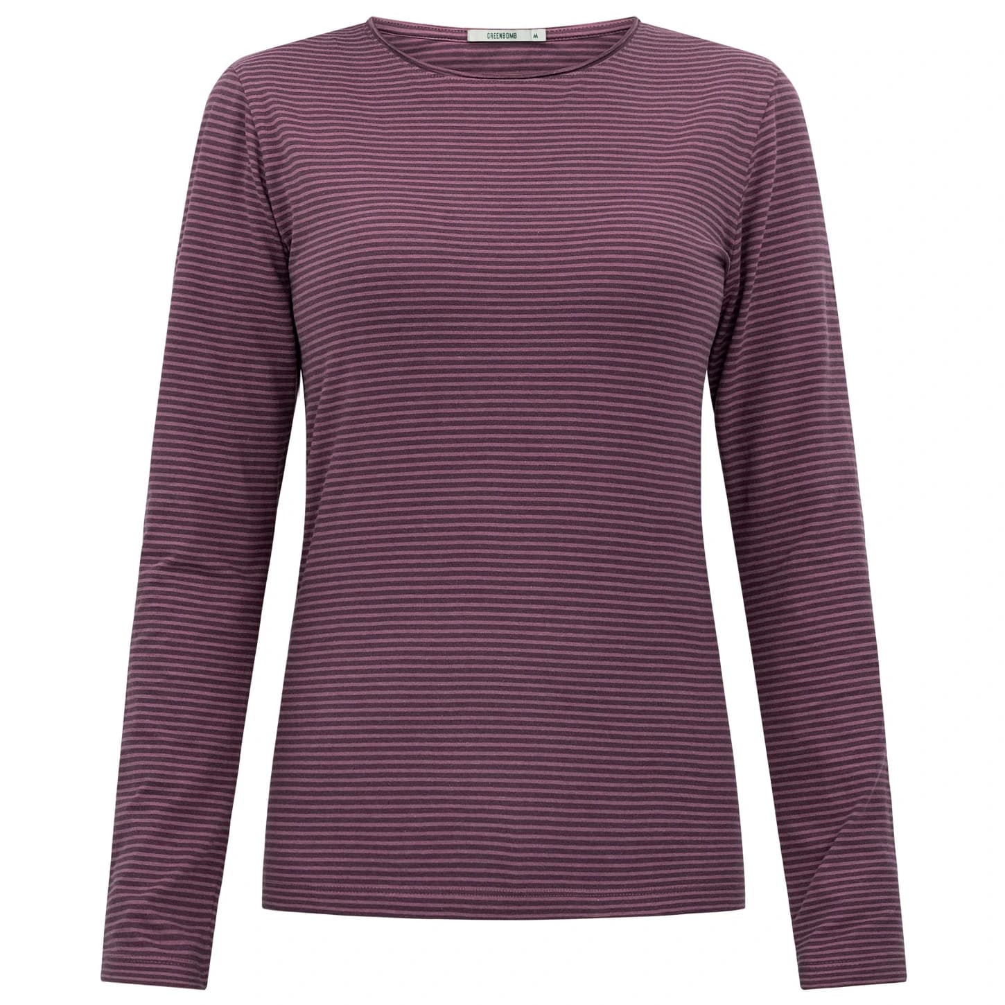 Дамска блуза с дълъг ръкав GreenBomb Basic Yummy Longsleeve - Moorberry Stripes