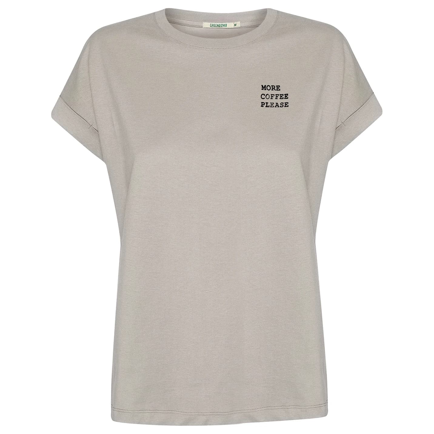 Дамска тениска GreenBomb Dog Coffee Loony T-shirt - Sandstone