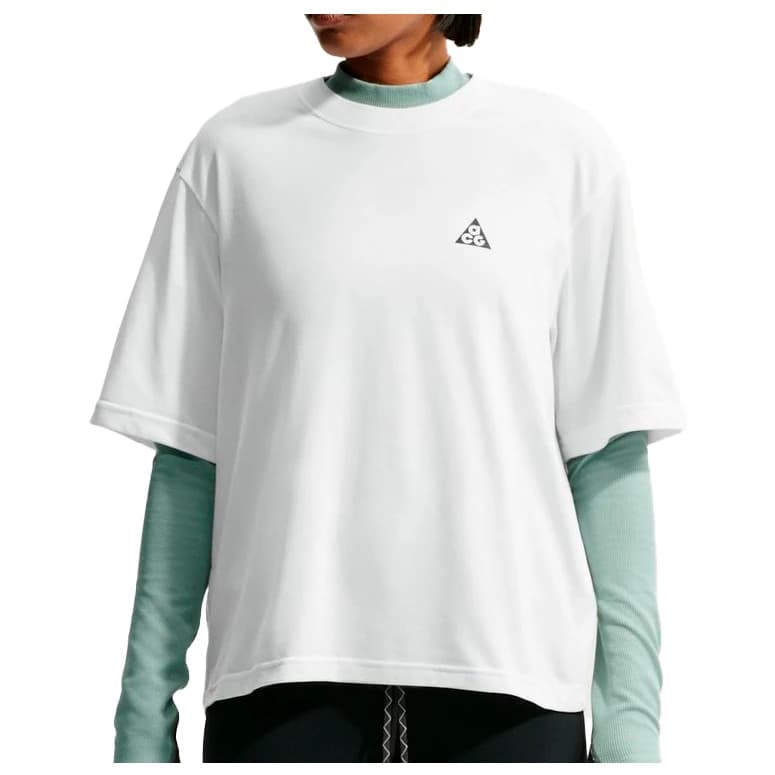 Дамска спортна тениска Nike Women's ACG Dri-Fit Tee Boxy Hike LBR Reflective Sport shirt - Summit White