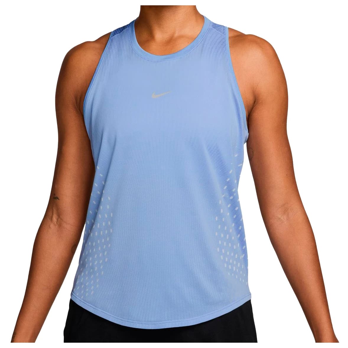 Дамски потник с широка презрамка Nike Women's AF Swift Tank Tank top - Aluminum / Pure Platinum / Reflective Silver