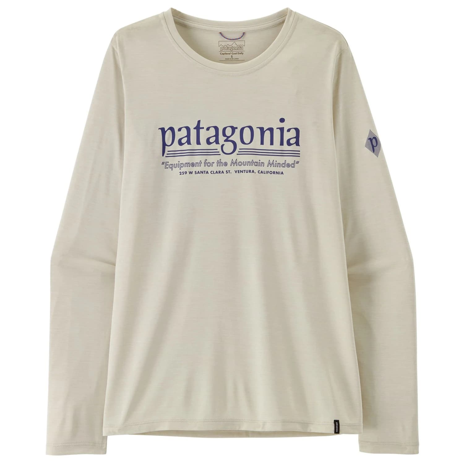 Дамска спортна тениска Patagonia Women's L/S Capilene Cool Daily Shirt Sport shirt - Dyno White