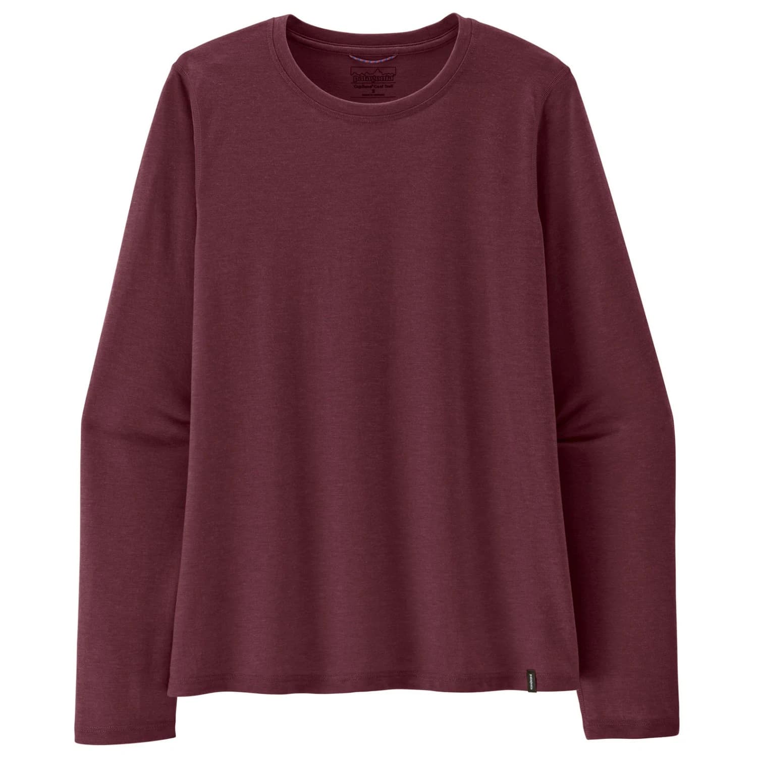 Дамска спортна тениска Patagonia Women's Long-Sleeved Capilene Cool Trail Shirt Sport shirt - Berry Fig