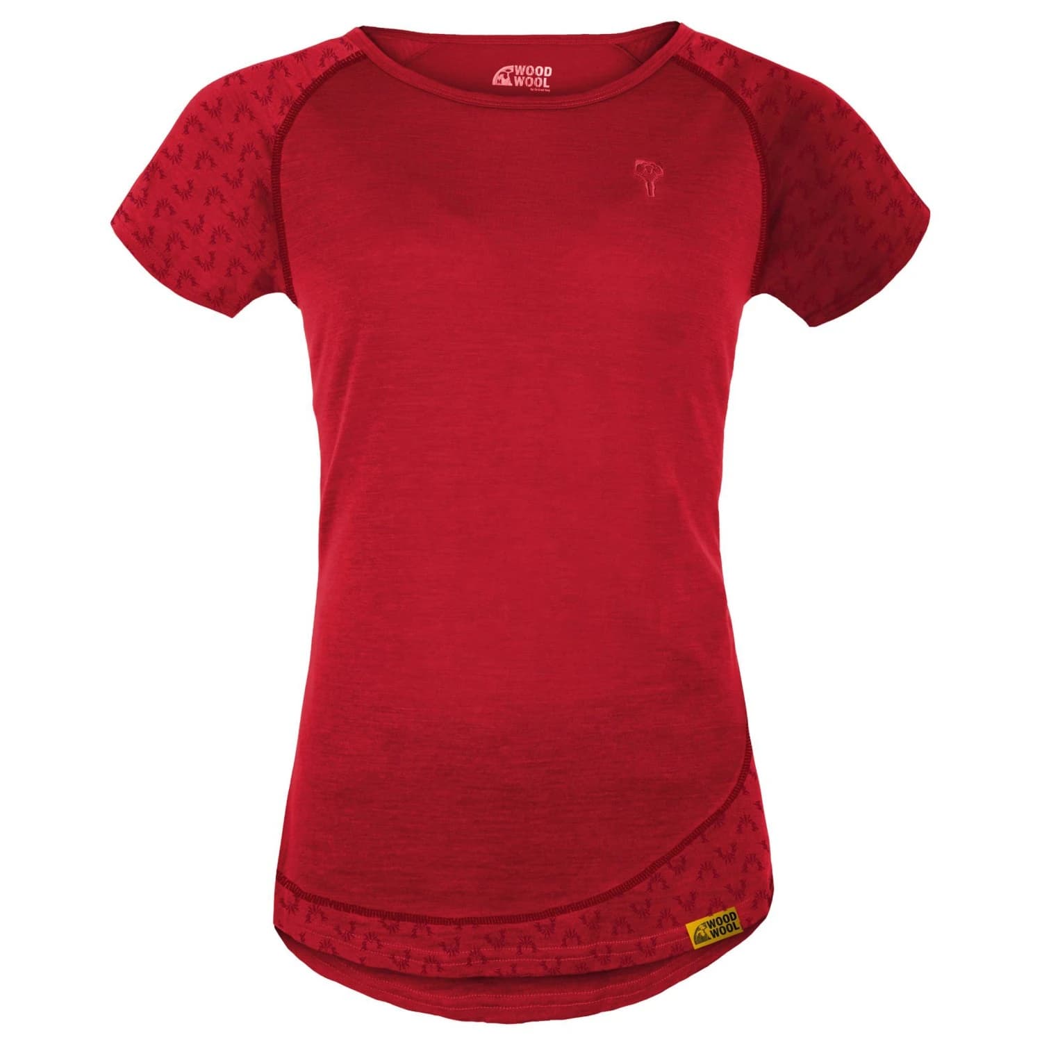 Дамска мериносова блуза Grüezi Bag Women's Deanna Boulder Merino shirt - Fired Red
