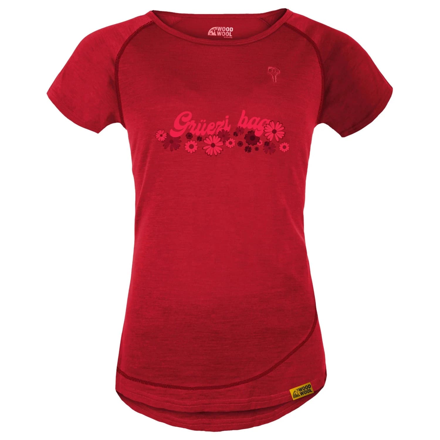 Дамска мериносова блуза Grüezi Bag Women's Uhura Merino shirt - Fired Red