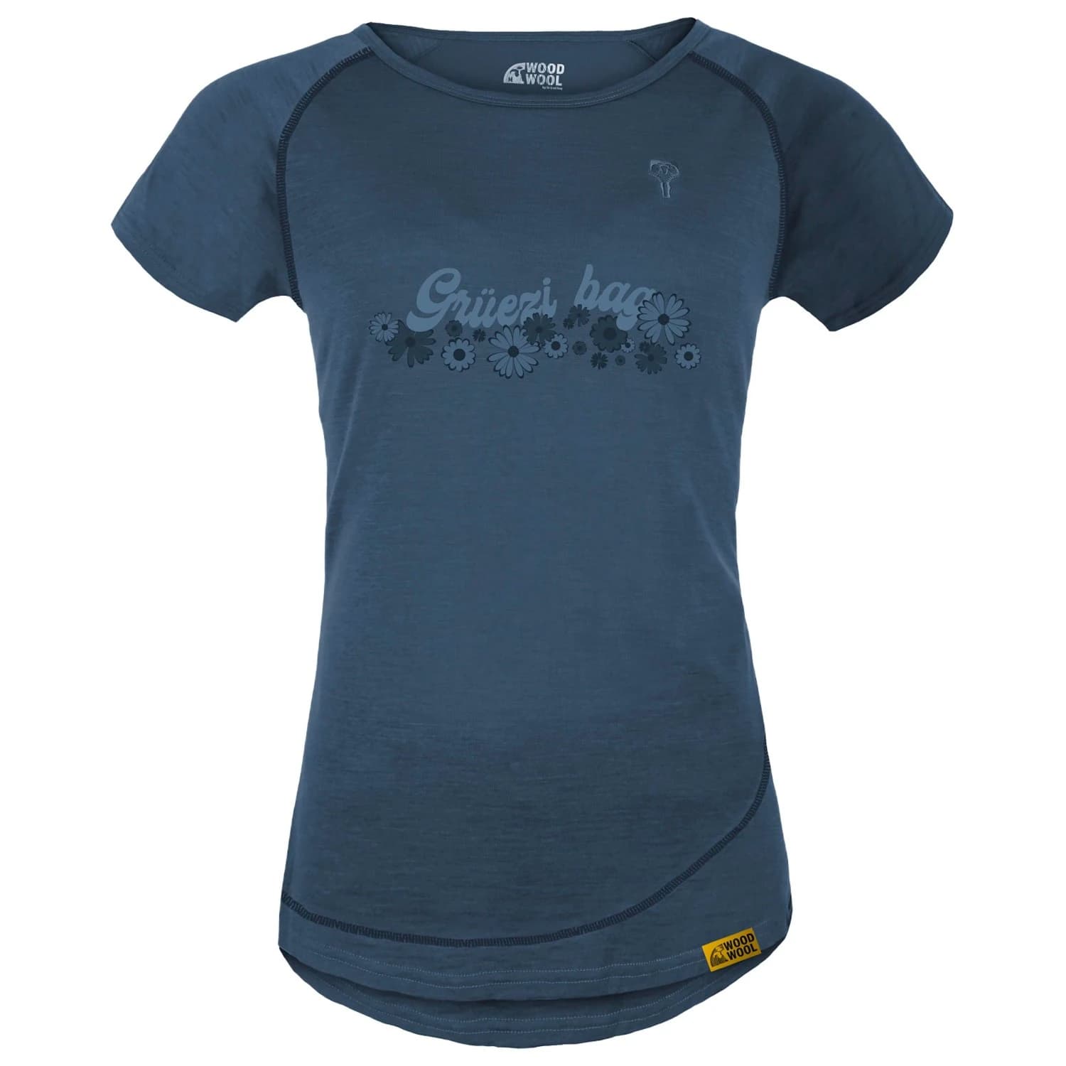 Дамска мериносова блуза Grüezi Bag Women's Uhura Merino shirt - Ocean Cave